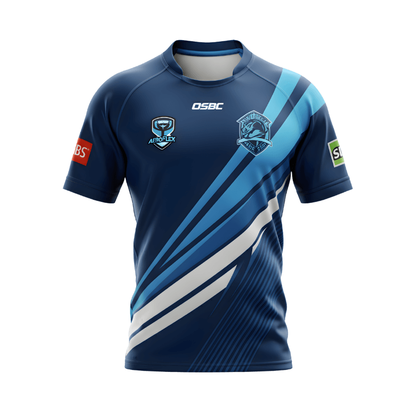 Navy Stripe Oztag Jersey