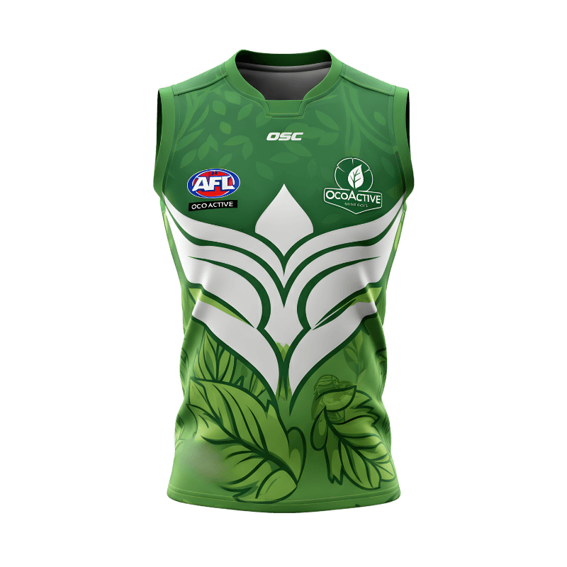 Green Leaf Oztag Singlet