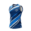 Blue Stripe Oztag Singlet