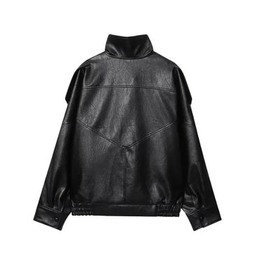 The Custom Women's Biker Bomber Hybrid Jacket image 1