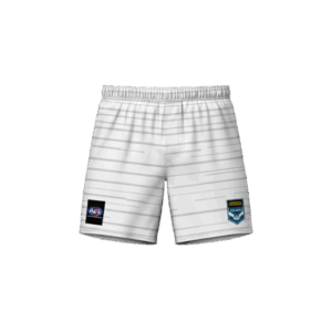 Male White Oztag Shorts Striped Design image 0