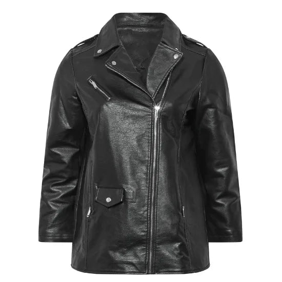 The Custom Women's Asymmetric Stand-Collar Bomber Jacket image 0