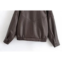 The Custom Women's Asymmetrical Bomber Hybrid Jacket image 6