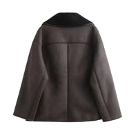 The Custom Women's Shearling-Trim Short Coat image 1