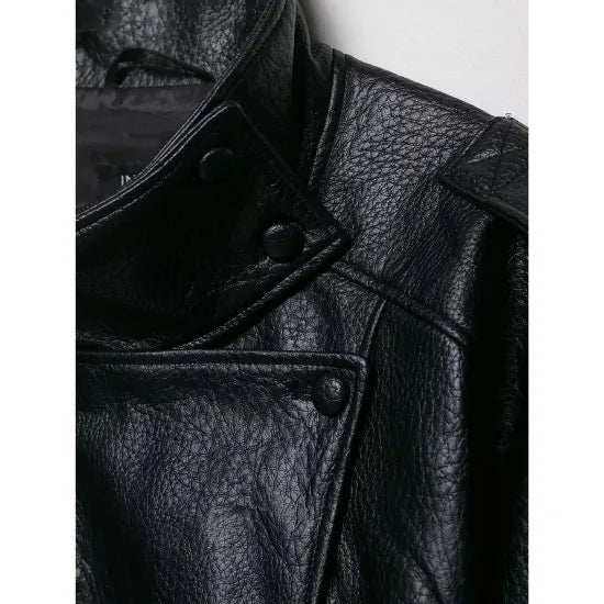 The Custom Women's Asymmetric Stand-Collar Bomber Jacket image 4