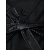 The Custom Women's Belted Utility Leather Jacket image 3