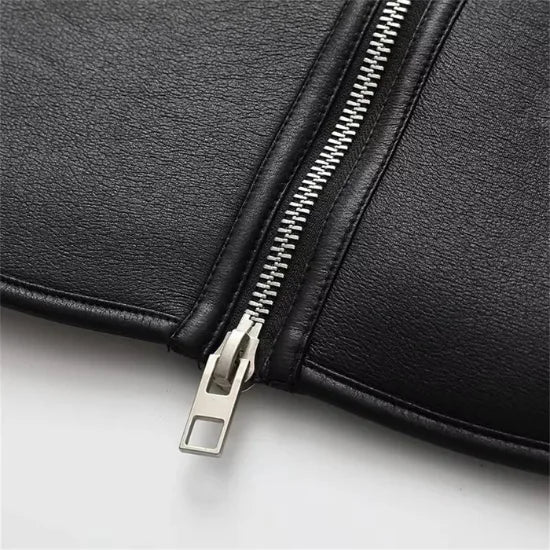 The Custom Women's Collarless Shearling Coat image 3