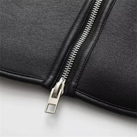 The Custom Women's Collarless Shearling Coat image 3