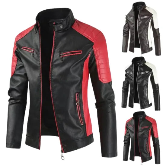 The Custom Sport-Styled Café Racer Leather Jacket image 2
