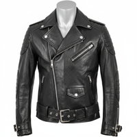 The Wild One: Johnny Strabler Leather Biker Jacket
