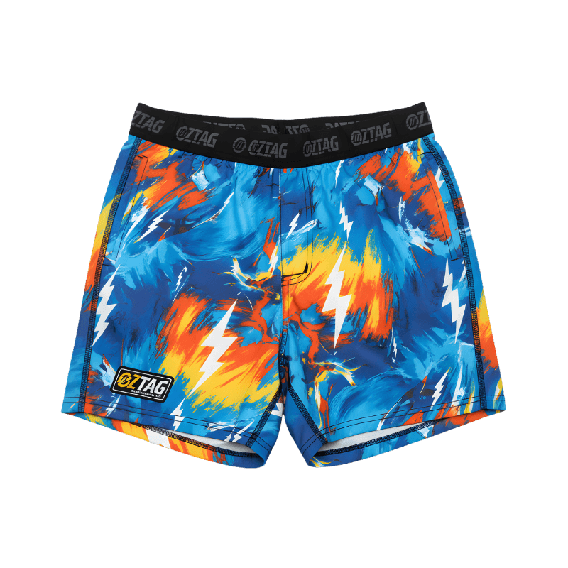 Abstract Splash Oztag Shorts