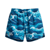 Wave Pattern Oztag Shorts
