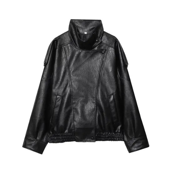 The Custom Women's Biker Bomber Hybrid Jacket image 0
