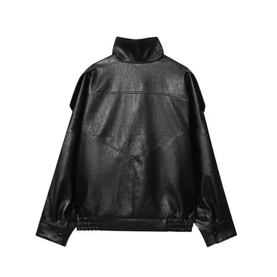 The Custom Women's Biker Bomber Hybrid Jacket image 1