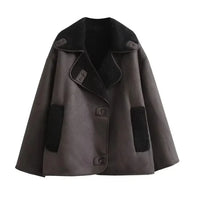 The Custom Women's Shearling-Trim Short Coat image 0