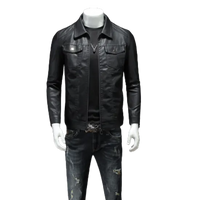 The Custom Leather Trucker Jacket image 1