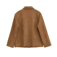 The Custom Women's Suede Shirt Jacket image 1