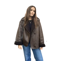 The Custom Women's Shearling-Trim Short Coat image 3
