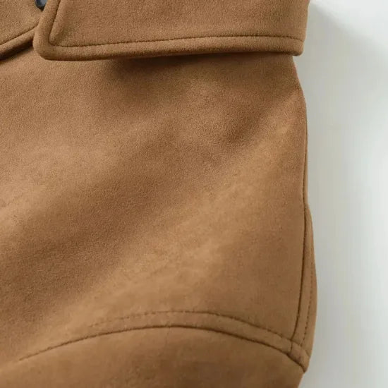 The Custom Women's Suede Shirt Jacket image 3