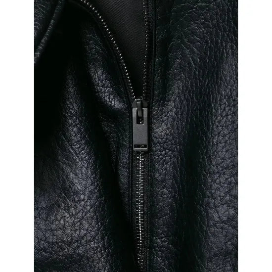 The Custom Women's Asymmetric Stand-Collar Bomber Jacket image 3